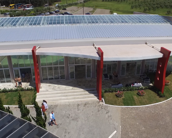 Novas piscinas (Templo de Bem-Estar) – RESORT TERMAS ROMANAS