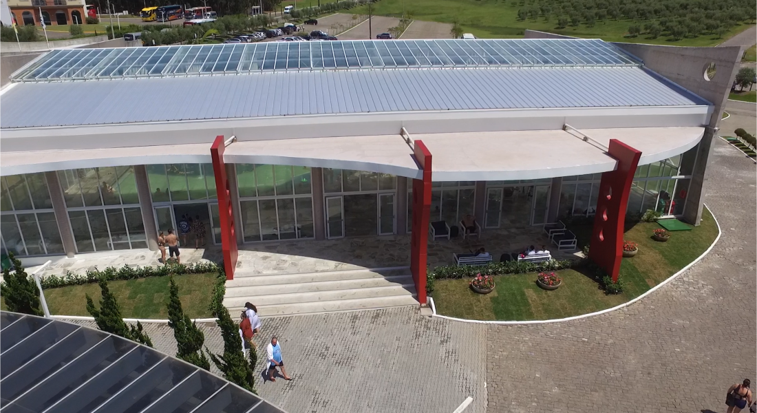 Novas piscinas (Templo de Bem-Estar) – RESORT TERMAS ROMANAS